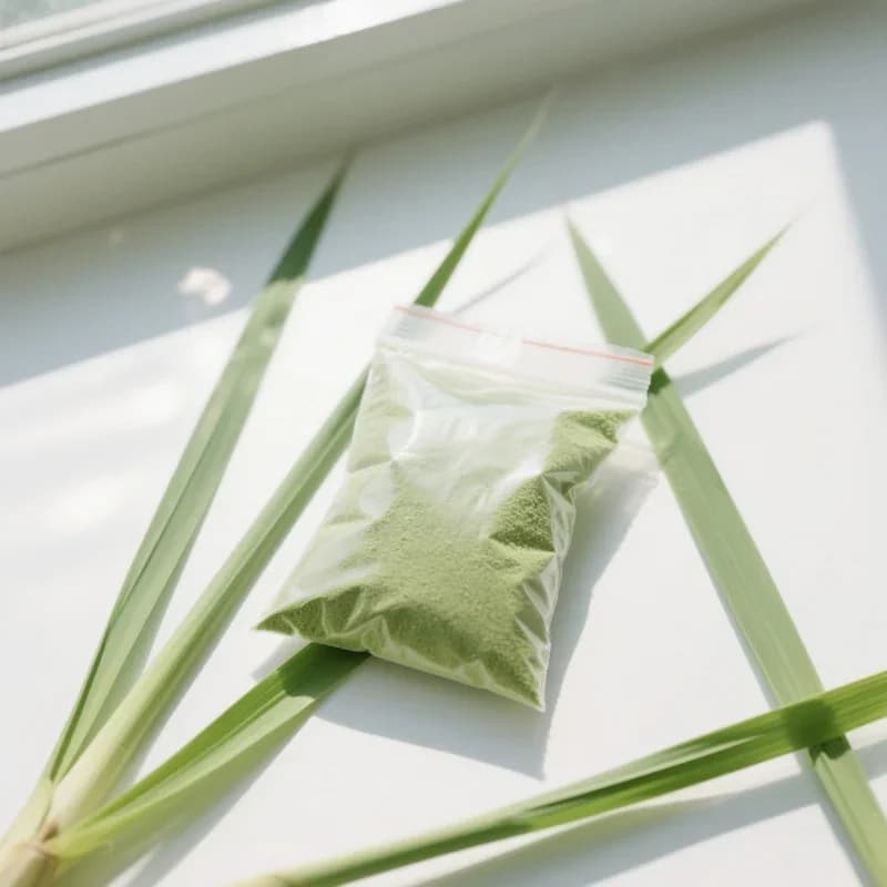 Poudre de citronnelle naturelle de qualité supérieure