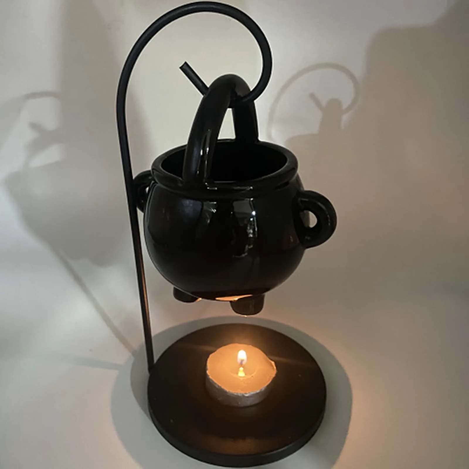 Brûleur d'huile essentielle en céramique, cadeau fondu, chauffe-plat, porte-bougies, diffuseur pour salon, pendaison de crémaillère, décoration de maison
