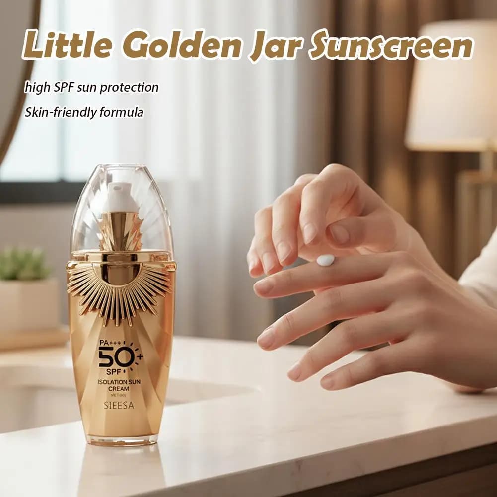 Crème solaire visage SPF 50+ PA+++ ultra haute protection, contrôle du sébum, résistante à l'eau, pour les soins quotidiens de la peau en extérieur