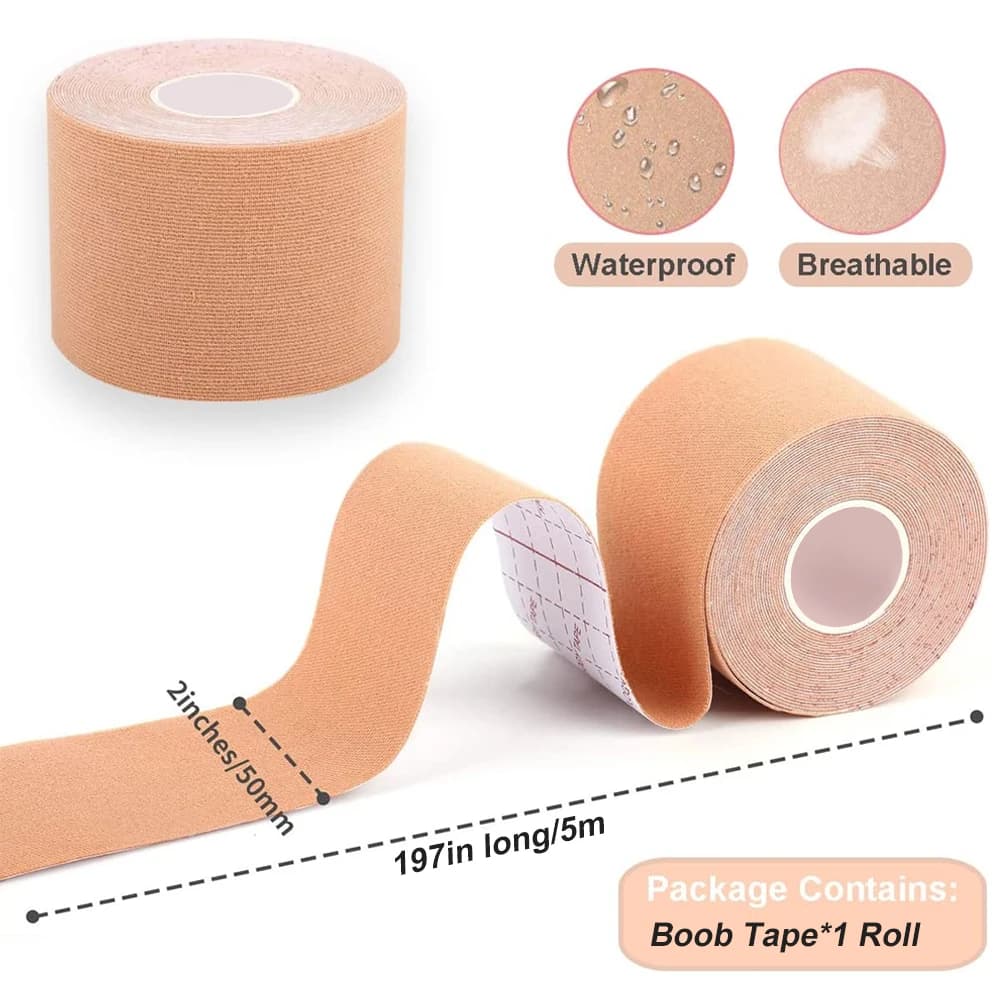 5 rouleaux de ruban de kinésiologie prédécoupé | Bande athlétique élastique imperméable