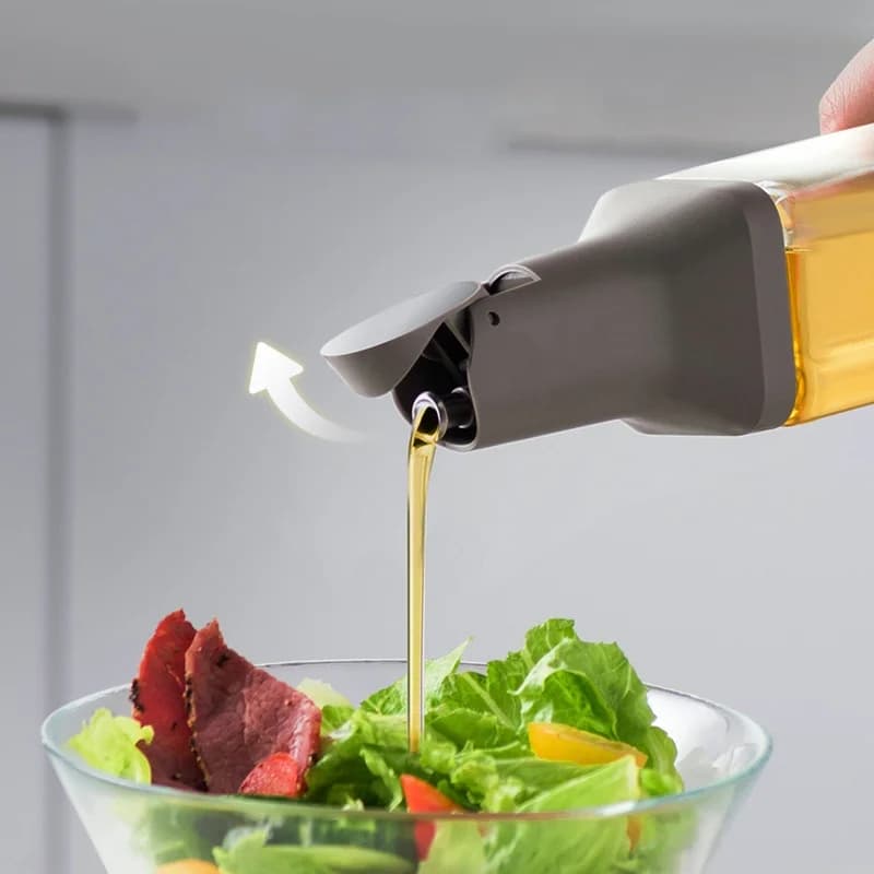 Bouteille d'huile en verre de 500ml
