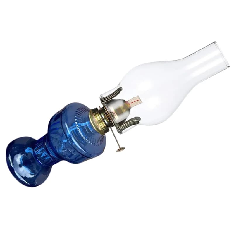 VELIF-2X lampe à huile rustique Vintage verre lampe à charbon lampes à huile pour usage intérieur décor à la maison éclairage la