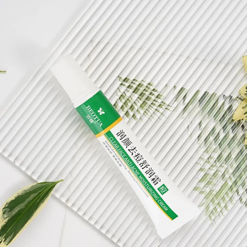 Crème de traitement de l'acné à base de plantes, nettoie, hydrate, répare, contrôle le sébum, resserre les pores, traitement des boutons, gel de soin de la peau