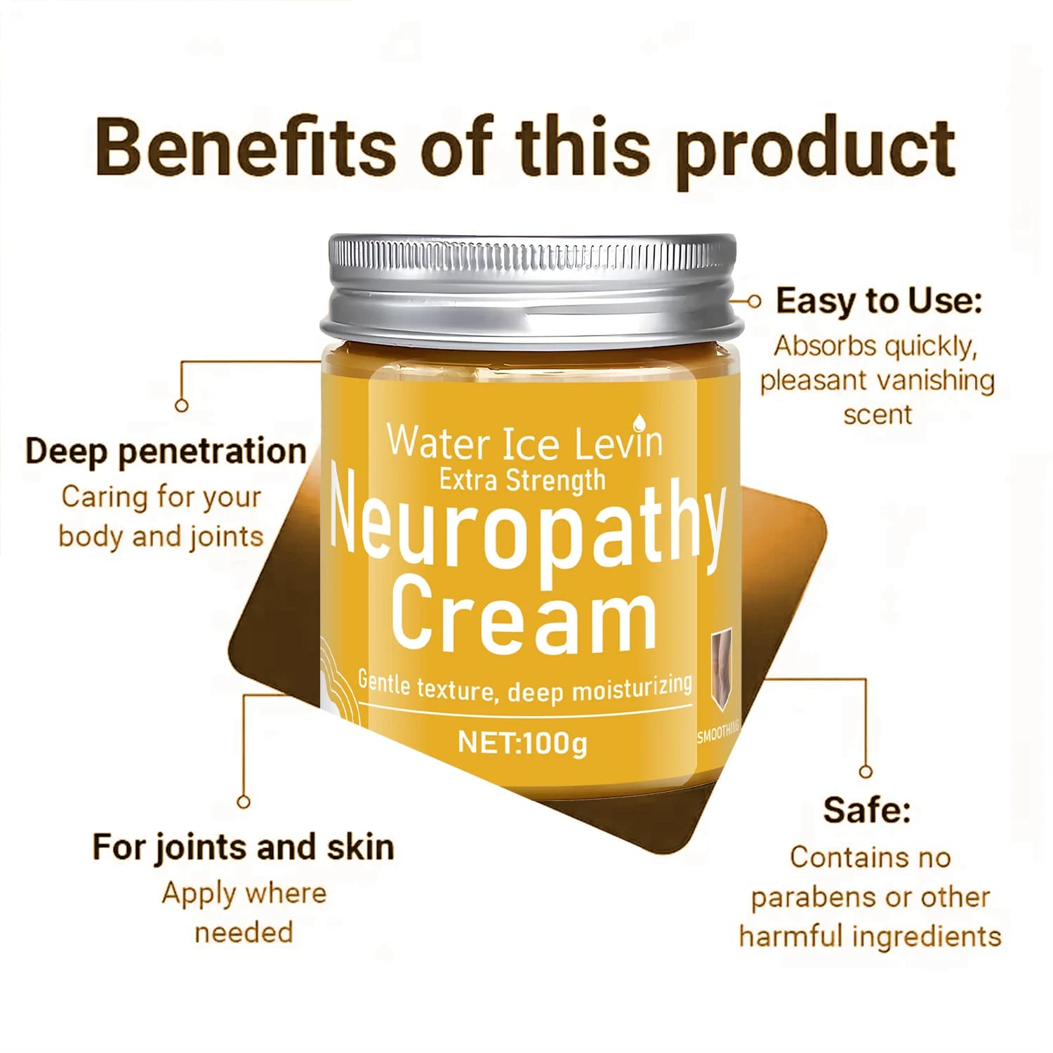 Crème pour le corps, hydratant naturel à base de plantes, huile essentielle d'eucalyptus apaise la peau, acide de noix de coco hydrate en profondeur et renforce la barrière, texture légère qui s'absor