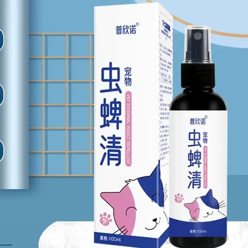 Gouttes anti-puces pour animaux de compagnie, 100ml, insectes, poux, dissolvant d'insectes, Spray, formule concentrée de puces et de tiques, dissolvant de puces pour animaux de compagnie