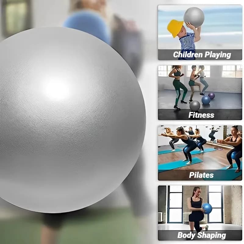 25CM nouveau Yoga Pilates balle exercice gymnastique Fitness équilibre gymnase Core intérieur formation Mini balles petite thérapie améliore