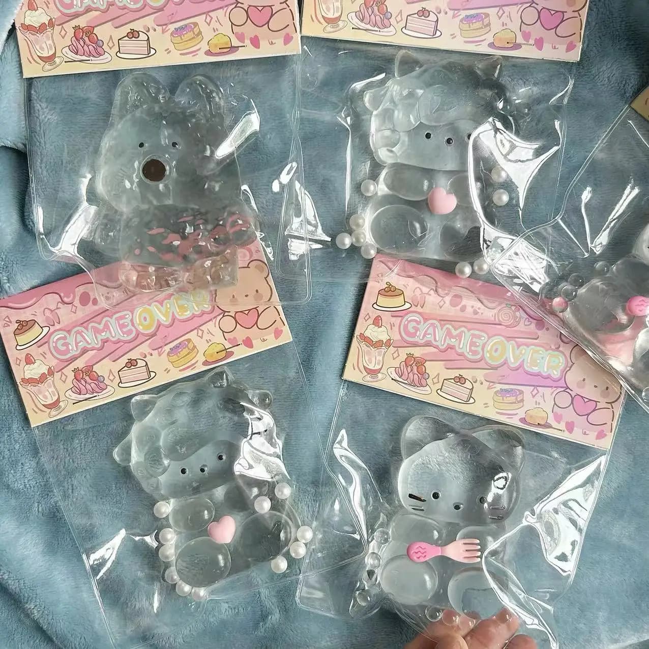 Jouet Méduse Squishy Anti-Stress - Jouet Sensoriel Doux à Remontée Lente Kawaii, Cadeaux de Fête pour Adultes, Cadeaux d'Anniversaire