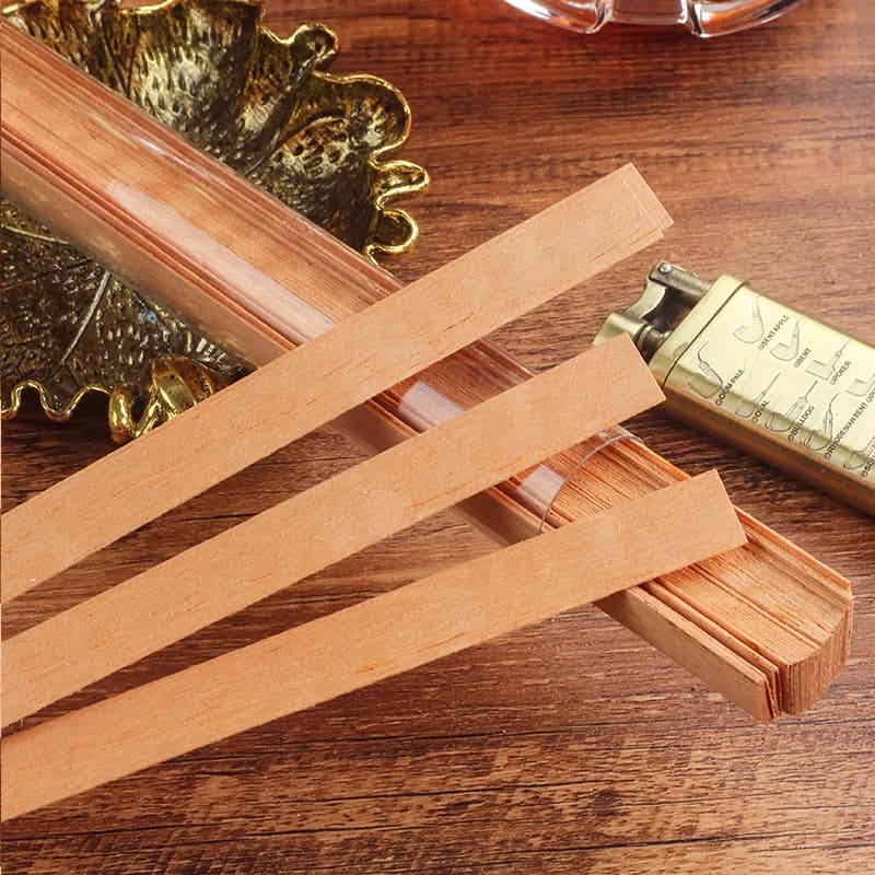 Lot de 40 bâtonnets de cèdre espagnol pour allumer les cigares, accessoires pour boîte à cigares