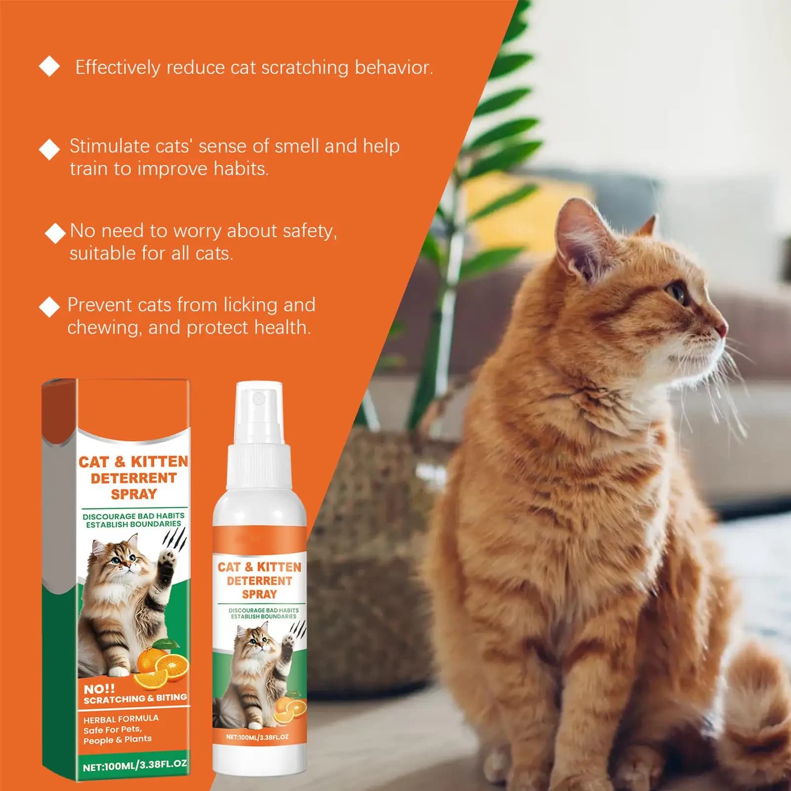 Spray anti-rayures pour chat