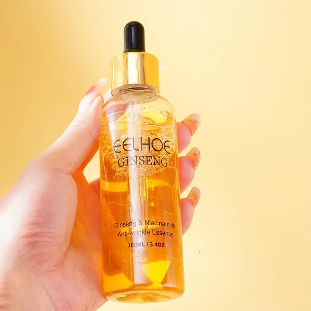 Sérum pour le visage au Ginseng efficace polypeptide doré Essence pour le visage nourrissant en profondeur hydratant pour la peau sérum de soin pour le visage