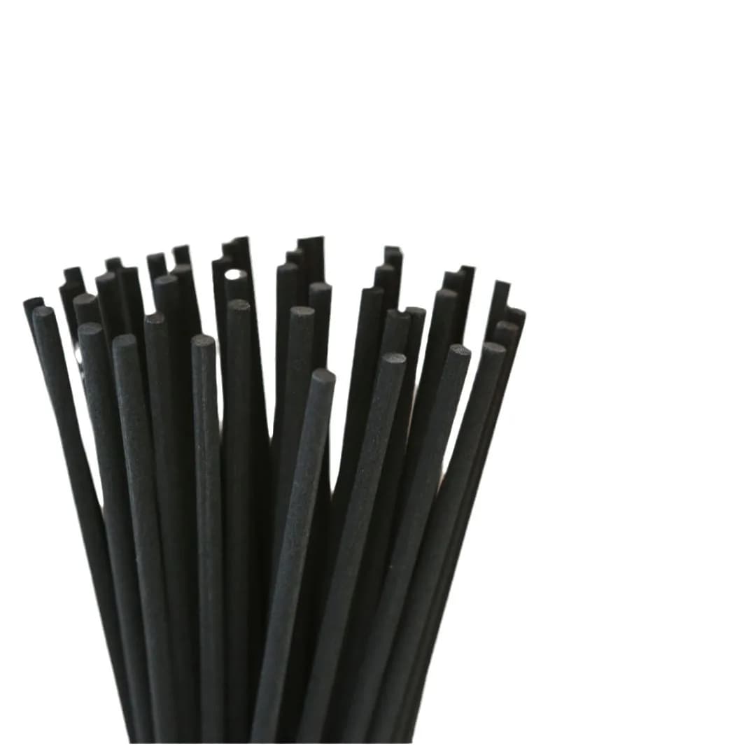Bâtons de diffuseur épais en Fiber noire