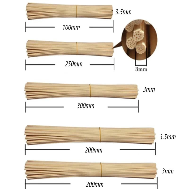Bâton de diffuseur d'arôme de diverses formes pour la décoration de la maison