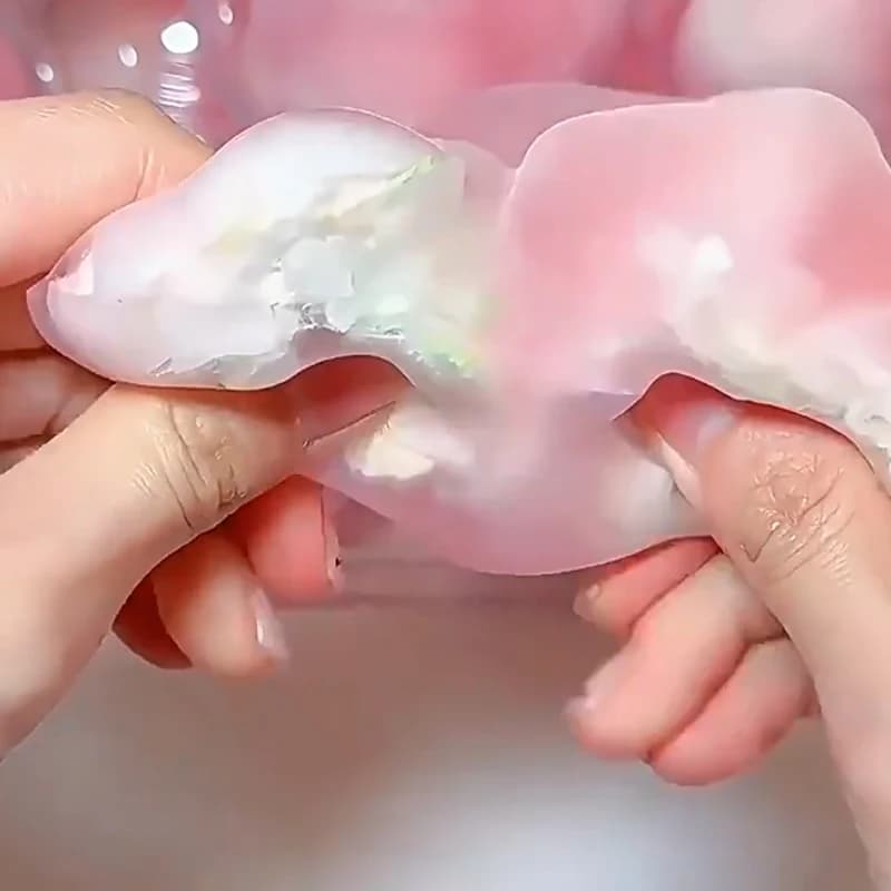 Balle Mochi Croustillante Anti-stress à Expansion Lente, Jouet Sensoriel Souple pour le Soulagement du Stress, Divertissement Quotidien, Cadeau de Fête
