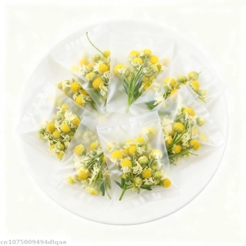 Fleurs séchées de camomille de qualité 100%, pour savon parfumé, bougie de mariage, mélange décoratif de matériaux de fleurs, fabrication de Sachets, remplissage d'oreiller