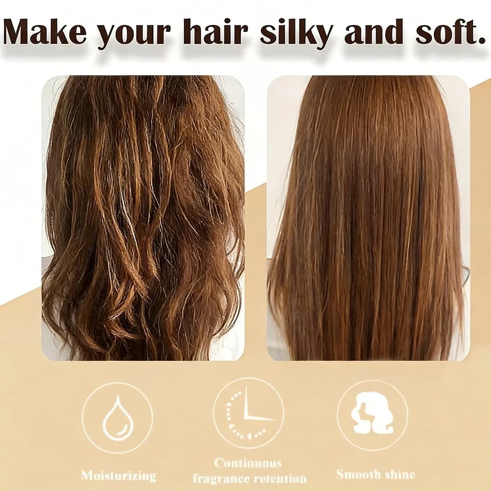 Huile essentielle pour le soin des perruques, hydratante et lissante, anti-frisottis et anti-pointes fourchues, pour tous types de cheveux, 1 pièce