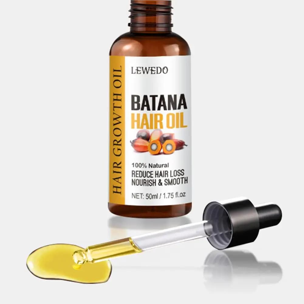 Huile Batana pour cheveux 100% naturels, favorise le bien-être des cheveux pour hommes et femmes, améliore les cheveux, nouveau, 60ml, 1 pièce