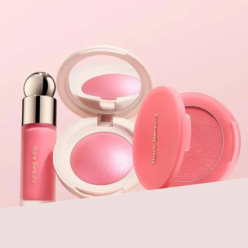 Hot Rare Beauty Happy Hope Joy Alive Love Lucky Liquid Blush Lip Gloss Highlighter Brightening Cushion Makeup With Box Gifts