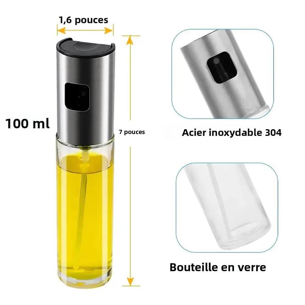 Pulvérisateur d'huile d'olive en verre de 100ML
