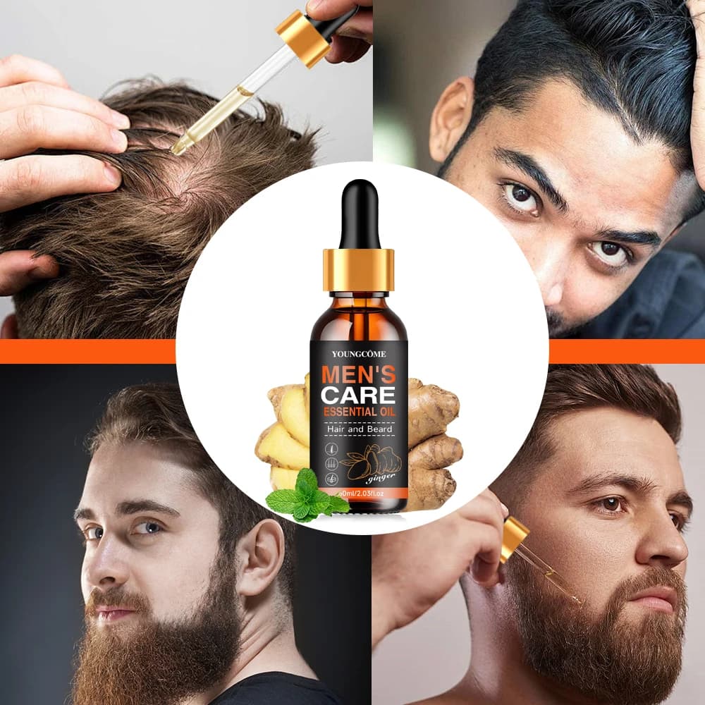 Huile essentielle de barbe pour hommes
