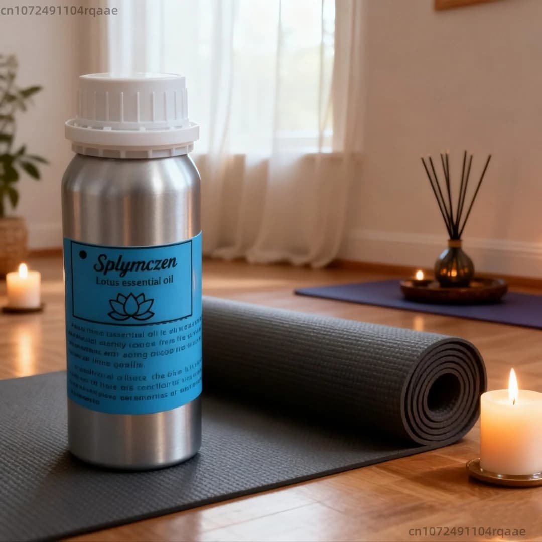 Huile essentielle naturelle de Neem biologique et de lotus bleu pour l'aromathérapie, le diffuseur, la méditation, la relaxation, l'aide au sommeil, l'huile parfumée pour la maison
