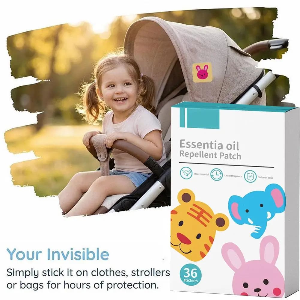Patchs anti-moustiques aux huiles essentielles naturelles