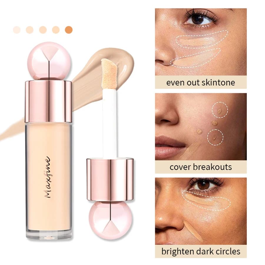 Correcteur avec pores flouant, hydratant, contrôle de l'huile, longue durée, résistant à la sueur, sans transfert pour couvrir les imperfections du visage