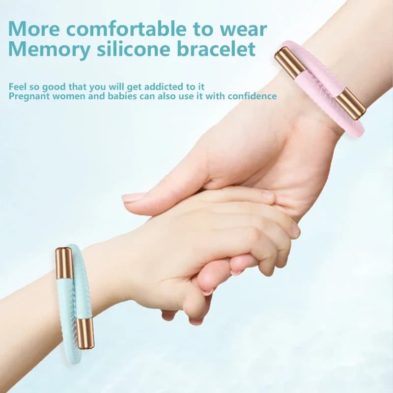 Bracelet anti-moustiques naturel à l'huile essentielle pour enfants et adultes, protection longue durée pour les voyages en plein air et le camping