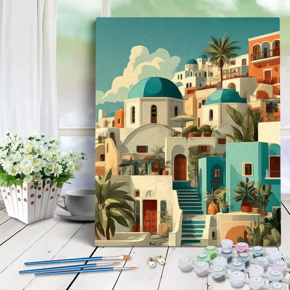 Peinture à l'huile DIY par numéros
