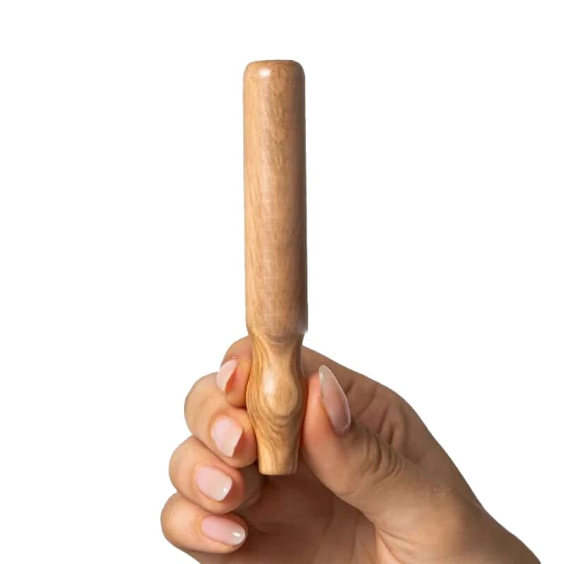Inhalateur d'aromathérapie Z. pour huiles essentielles, inhalateur pour arrêter de fumer, diffuseur personnel en bois pour huiles essentielles avec bâtonnets en fibre