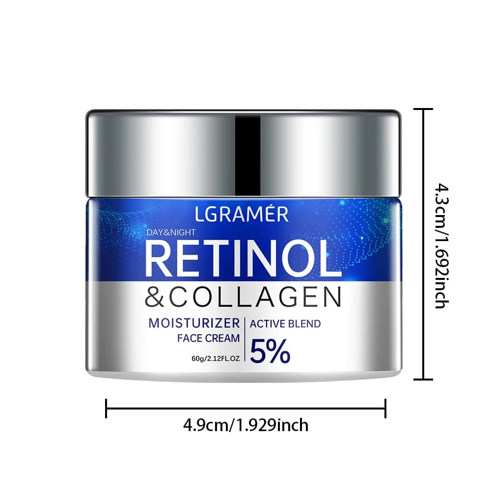 Crème anti-rides au rétinol, Anti-âge, raffermissant, estompe les ridules, blanchissant, hydratant, éclaircissant, soins pour la peau, cosmétique