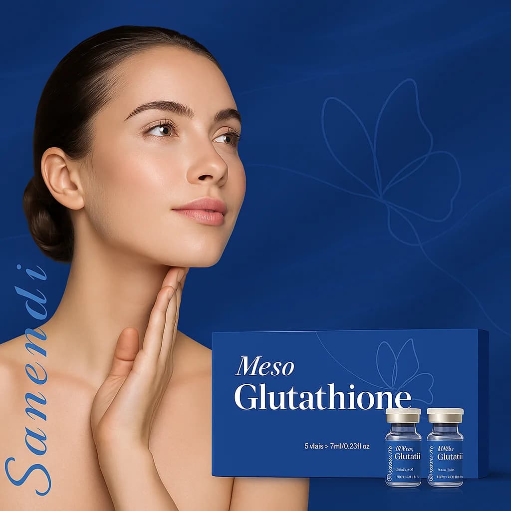 Sanendi PDRN Glutathion VITAMIN C Peau Sensible Muscle Éclaircissement et anti-âge Utilisation Stylo Derma 7 ml x 5 flacons
