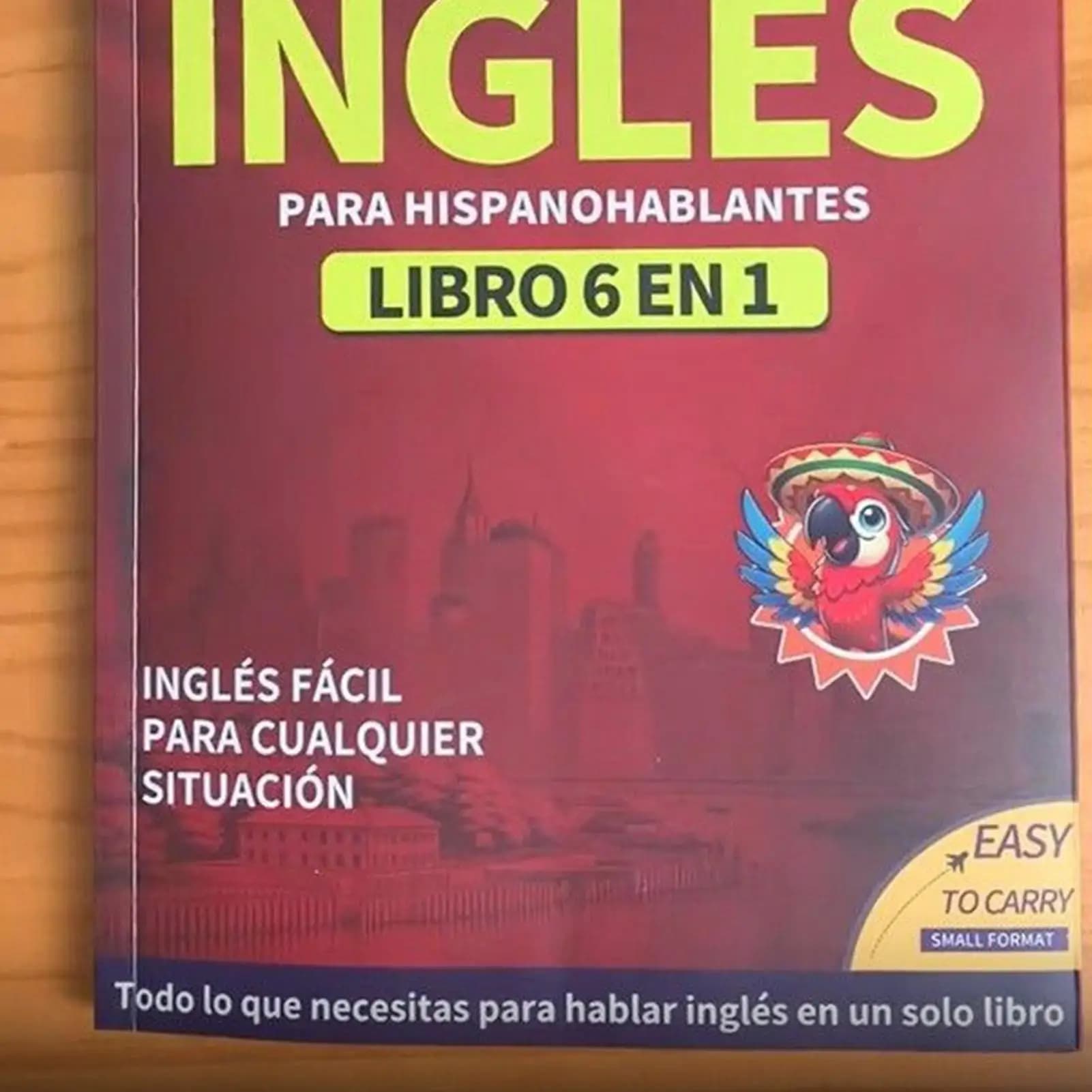 Livre d'anglais pour débutant 6 en 1, édition espagnole, cahier d'exercices d'anglais, dictionnaire d'apprentissage des langues facile, fournitures d'étude pour l'école de lecture