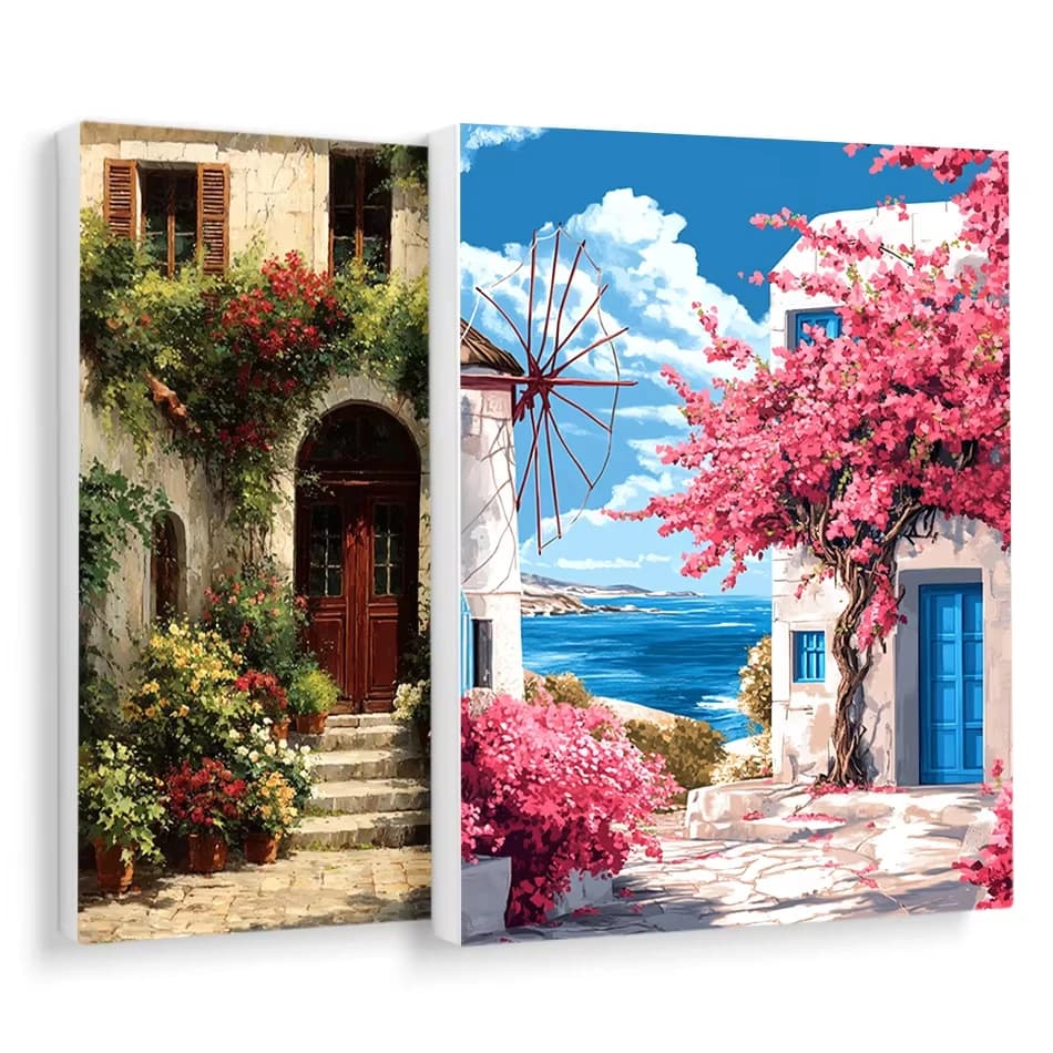 Peinture à l'huile DIY par numéros