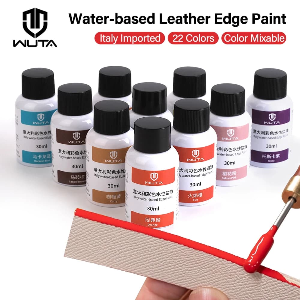 WUTA 30ml professionnel bord du cuir peinture huile colorant