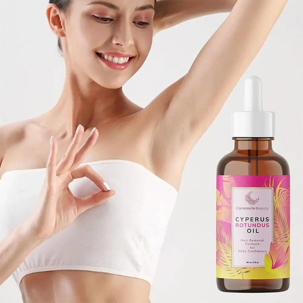 Épilation huile hydratante apaisante naturel Cyperus Rotundus huile dépilatoire douce pour épilation hydratant et apaisant