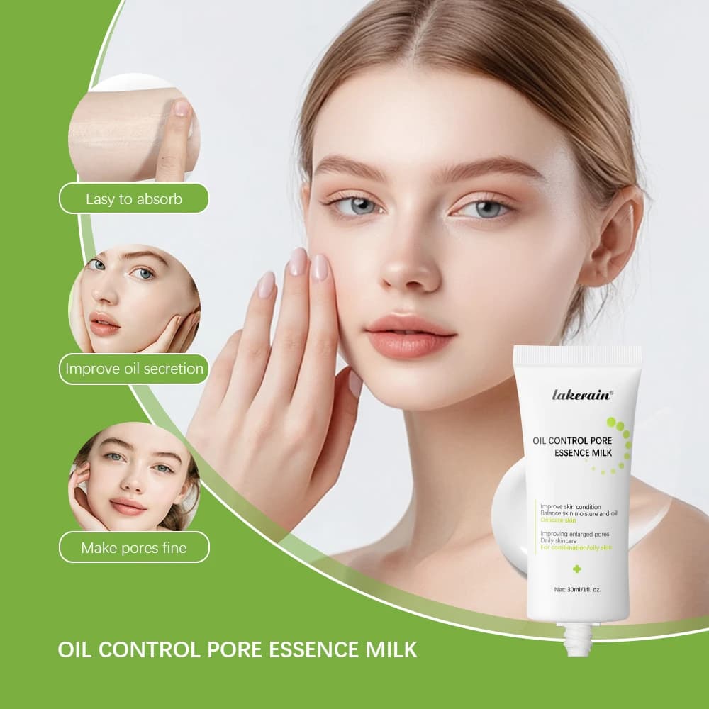 Lait Essence pour le contrôle de l'huile, 30ml, lisse les Pores et hydrate la peau avec une Essence rafraîchissante Non grasse, produits de soins pour la peau