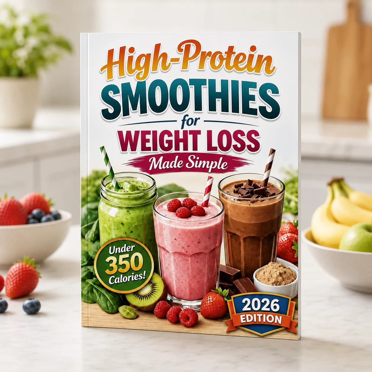 Smoothies riches en protéines pour la perte de poids : Livre de recettes édition 2026 avec des boissons faciles et peu caloric et un guide de préparation des repas