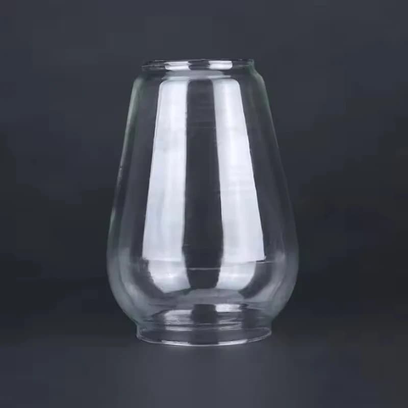 Lampe à huile en verre pour cheminée
