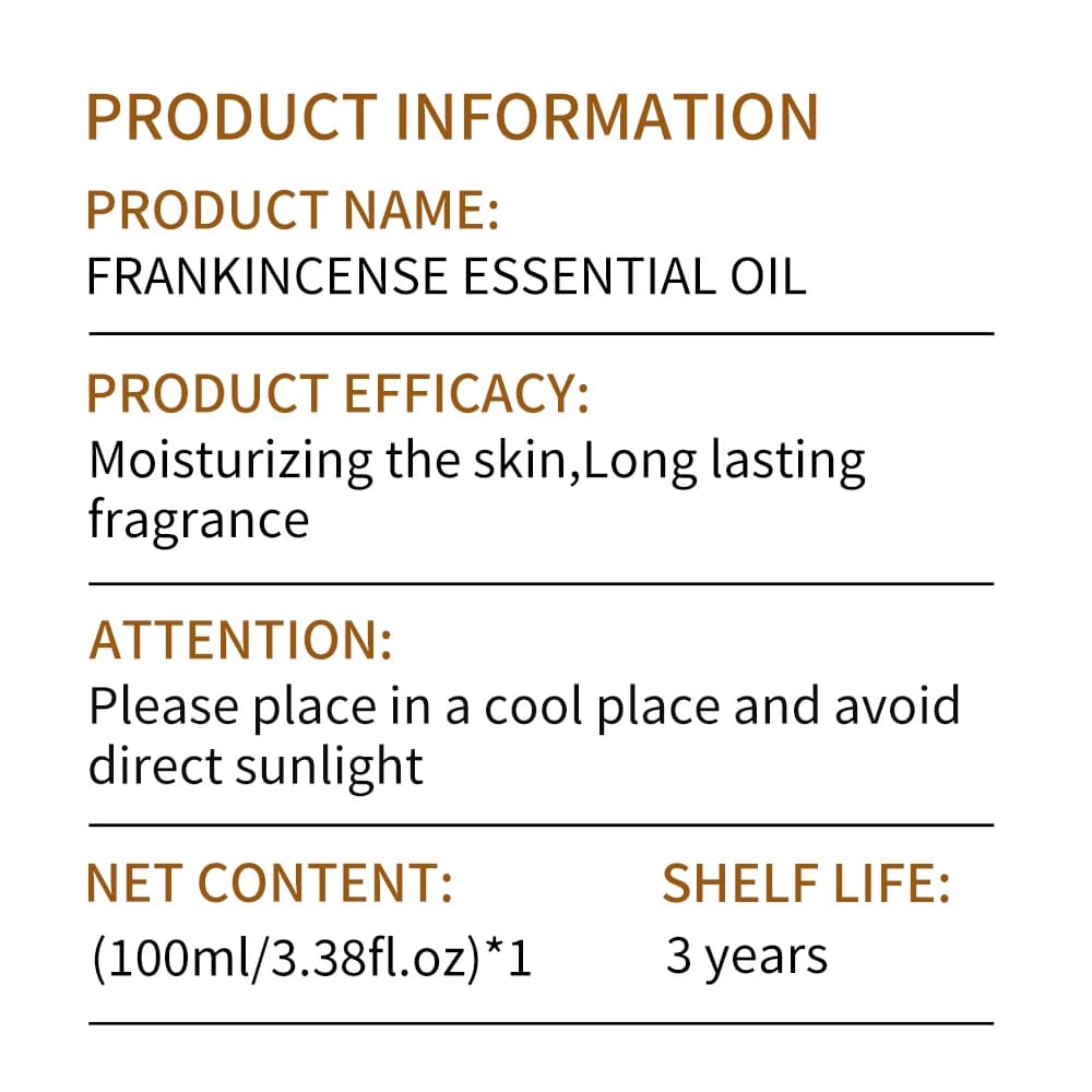 L'huile essentielle d'encens convient aux soins de la peau