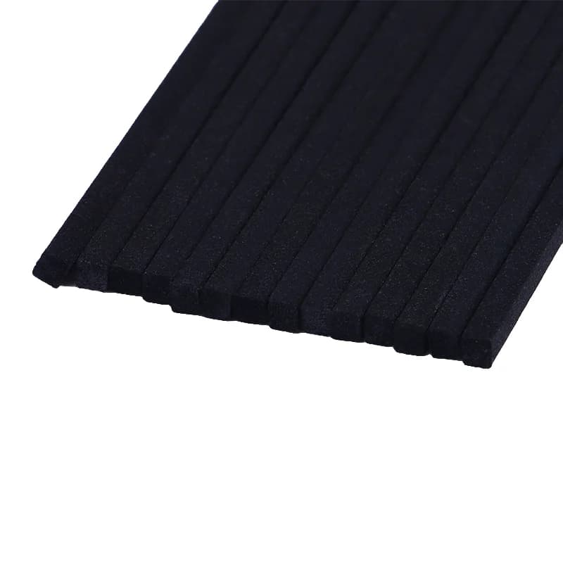 100 pièces forme carrée L22cm D4mm Reed diffuseur bâtons de remplacement bricolage à la main épais rotin aromathérapie