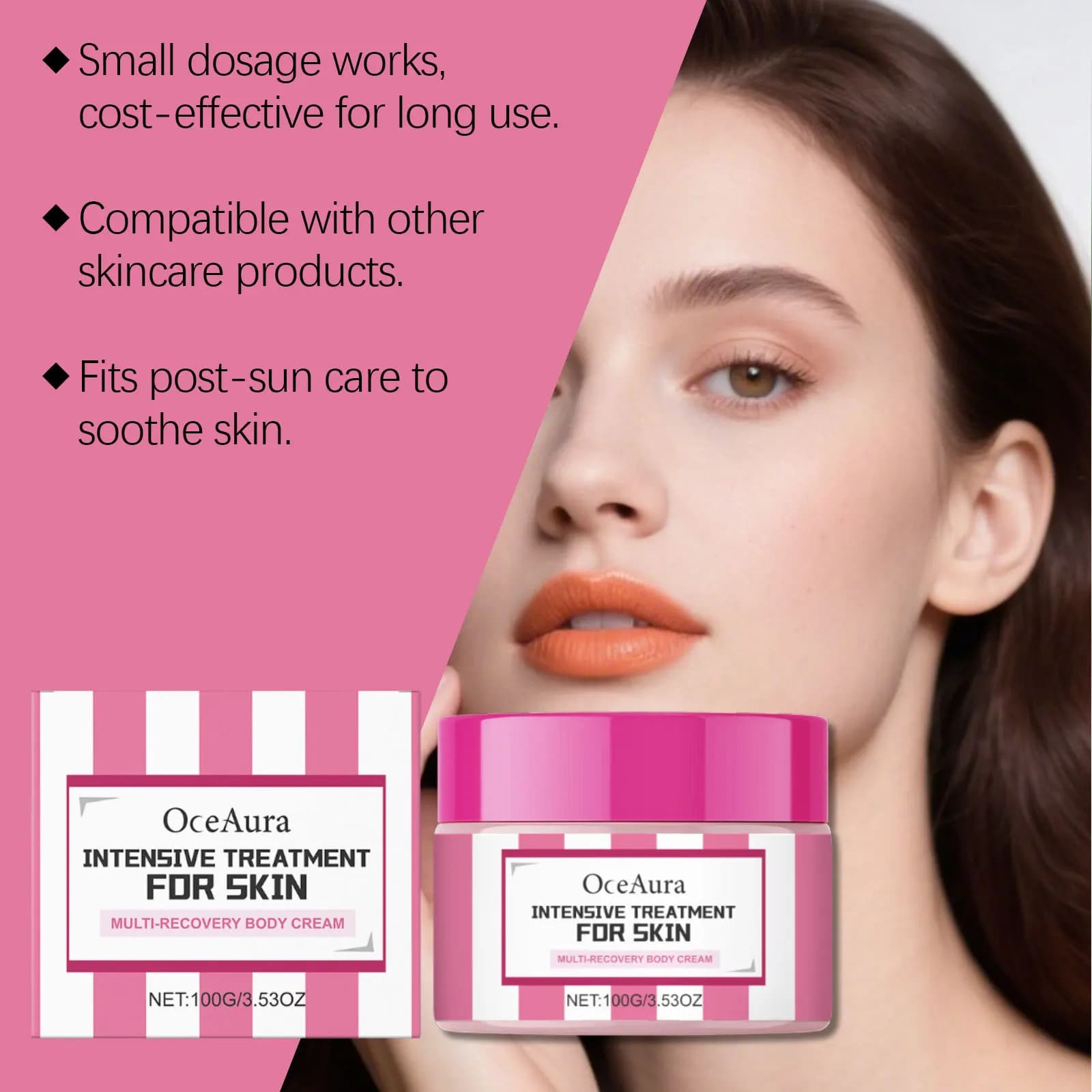 OCEAURA crème hydratante pour le corps réparer les dommages peau ferme parfum durable Non gras rafraîchir améliorer l'élasticité crème de Massage pour le corps