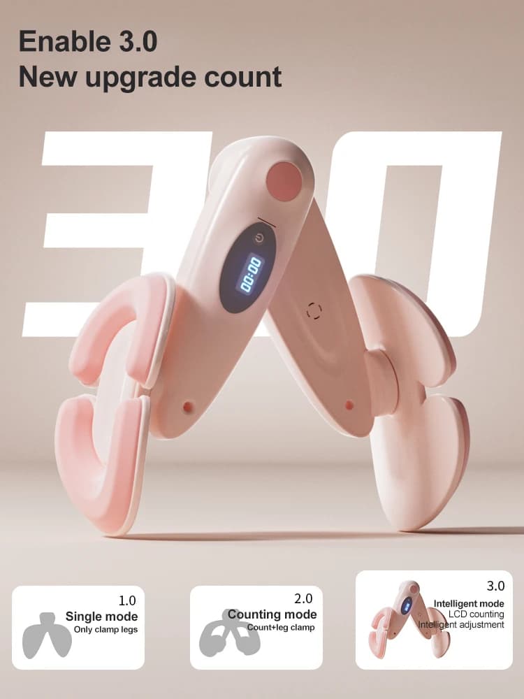 Pinces à jambes pour femmes, réparation post-partum, muscles du plancher pelvien, entraîneur, exercice compté par LED, beauté des jambes, équipement de Fitness pratique