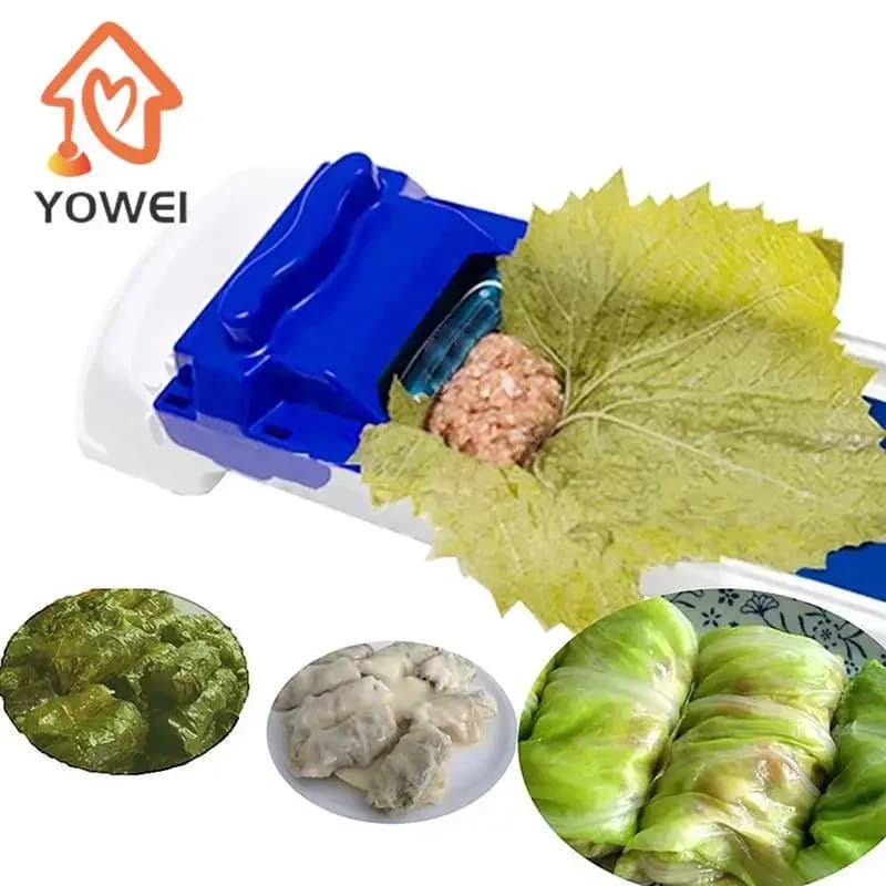 Outil de roulement de feuilles de chou créatif, rouleau de viande végétale, rouleau farci, Machine, accessoires de cuisine, 1 pièce