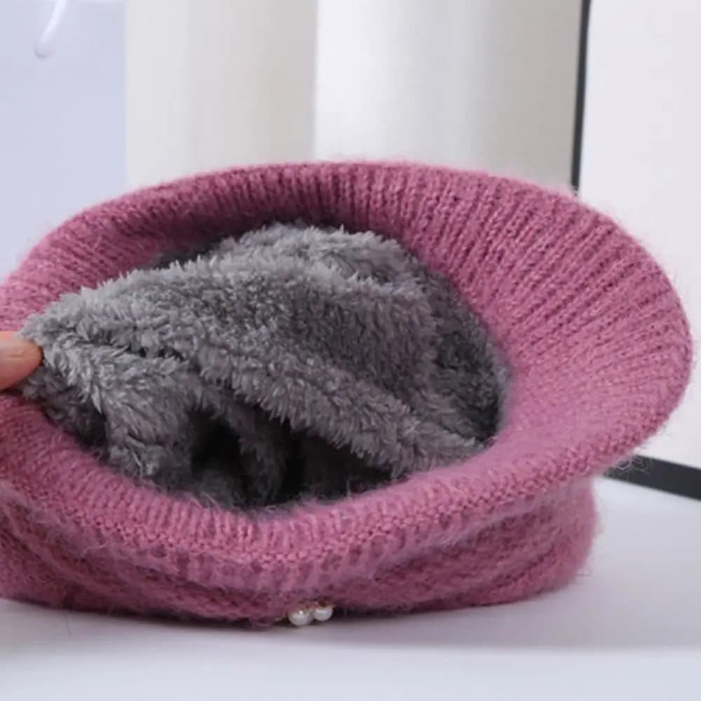 Chapeau à visière coupe-vent pour femme