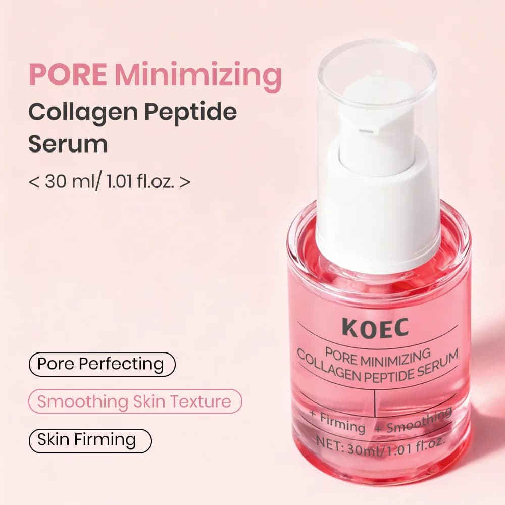 Sérum au collagène et peptides pour affiner les pores