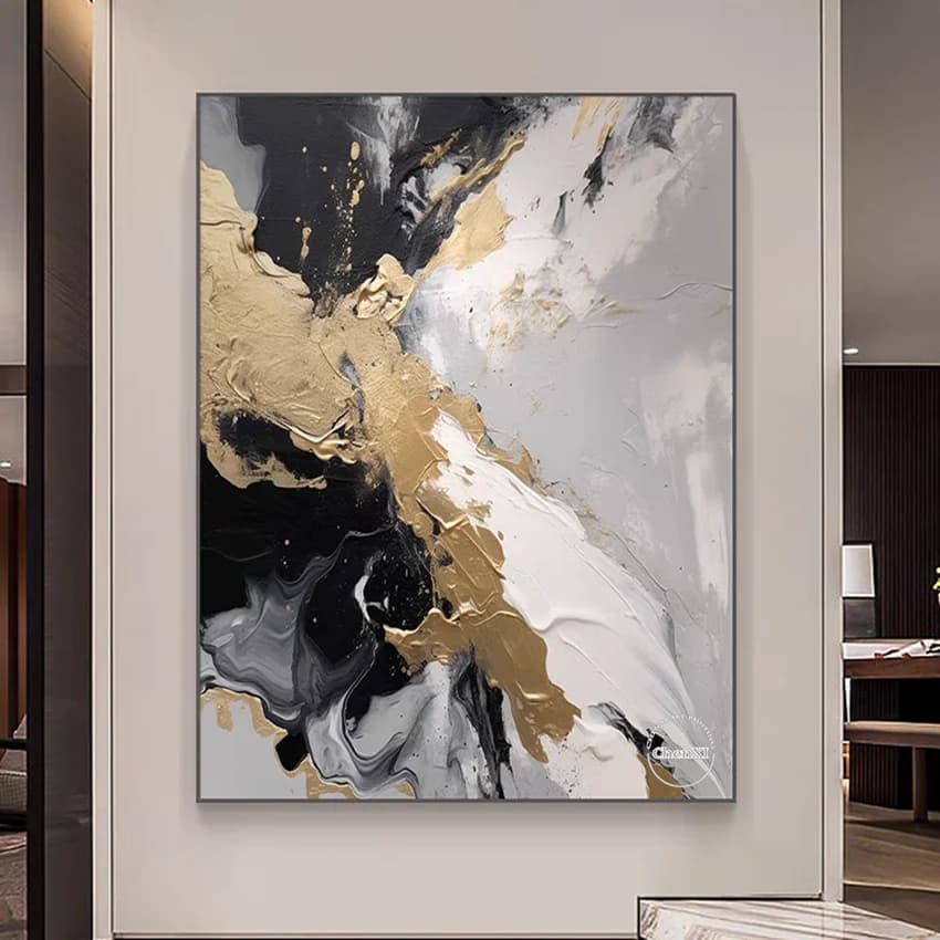 Peinture à l'huile peinte à la main sur toile