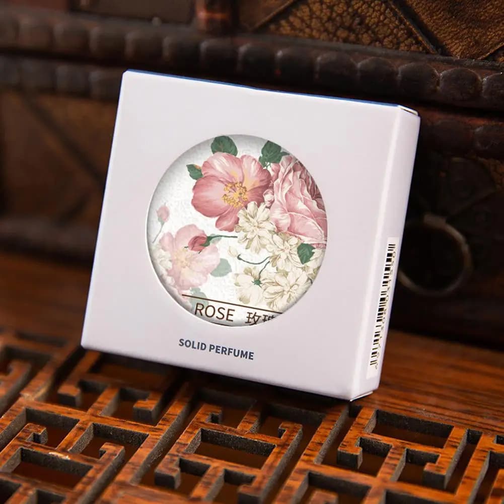 Parfum solide à la lavande pour femmes, portable, frais, élégant, longue durée, baume corporel, crème, arôme de fleurs, déodorant