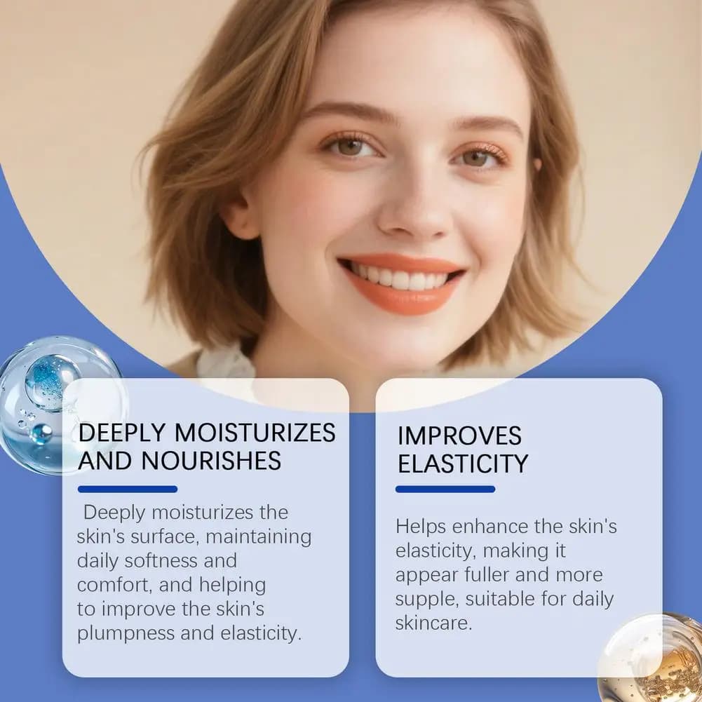 Sérum facial Ghk-Cu, formule nourrissante en profondeur, hydratation longue durée pour les peaux sèches et déshydratées, soin de la peau