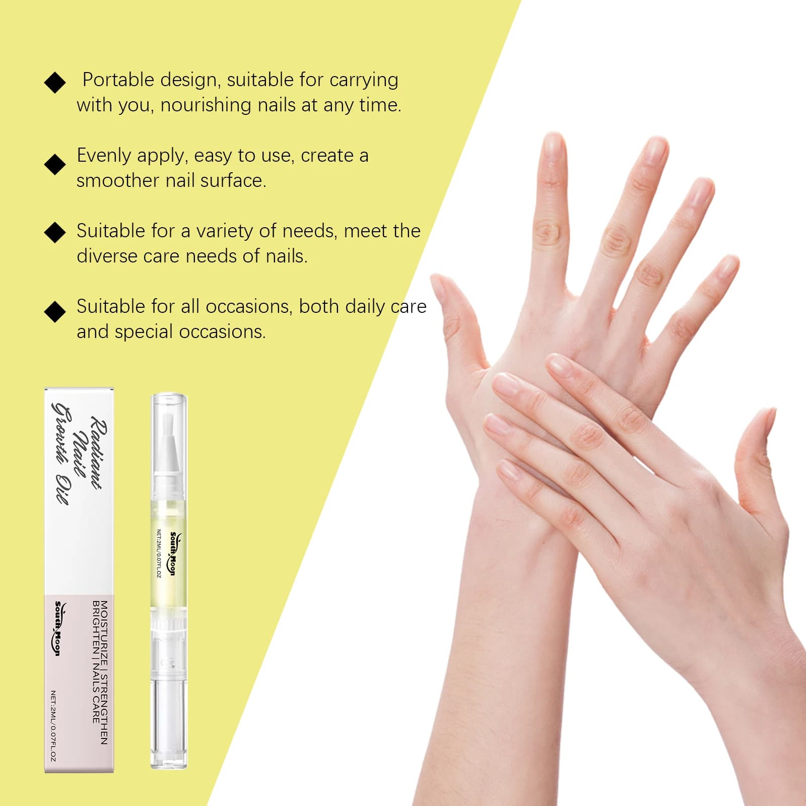 Huile de croissance des ongles, revitalisant pour cuticules, force, réparation des dommages, prévention des ongles, nutrition en profondeur, stylo à huile adoucissant pour ongles