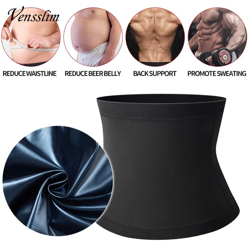 Hommes minceur corps Shaper Sauna sueur ceinture taille formateur Corsets ventre bande Sport ceinture modélisation sangles ventre enveloppes gros brûleur